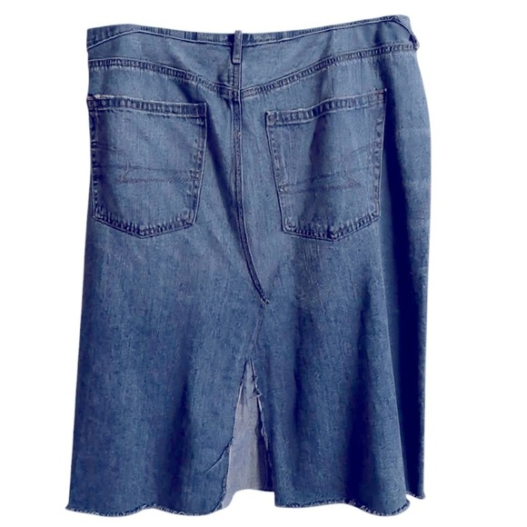 🌹AMERICAN EAGLE RAW HEM SKIRT - Picture 3 of 3